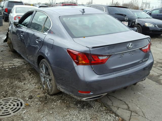 JTHCE1BL4D5004555 - 2013 LEXUS GS 350 GRAY photo 3