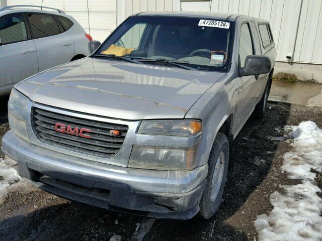 1GTCS196758109343 - 2005 GMC CANYON GRAY photo 2