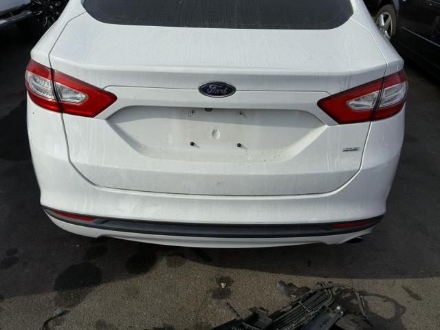 3FA6P0H72ER151832 - 2014 FORD FUSION SE WHITE photo 9