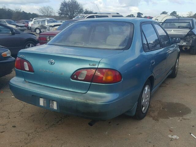 2T1BR12E6XC117711 - 1999 TOYOTA COROLLA VE TEAL photo 4