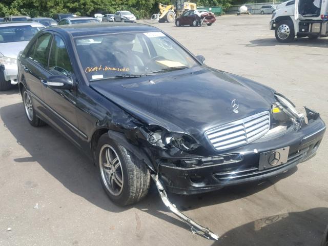 WDBRF92H46F768047 - 2006 MERCEDES-BENZ C GENERATI BLACK photo 1