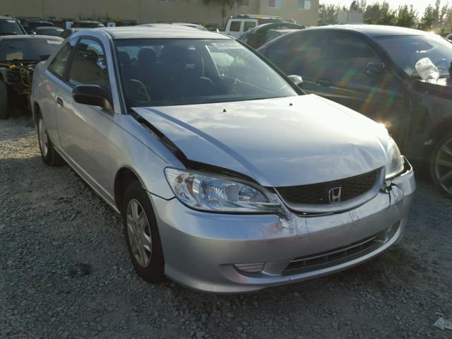 1HGEM22165L079872 - 2005 HONDA CIVIC DX V SILVER photo 1