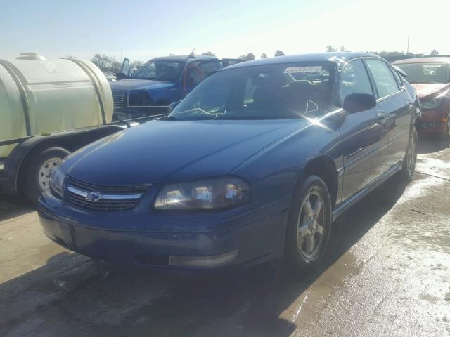 2G1WH52K649460962 - 2004 CHEVROLET IMPALA LS BLUE photo 2