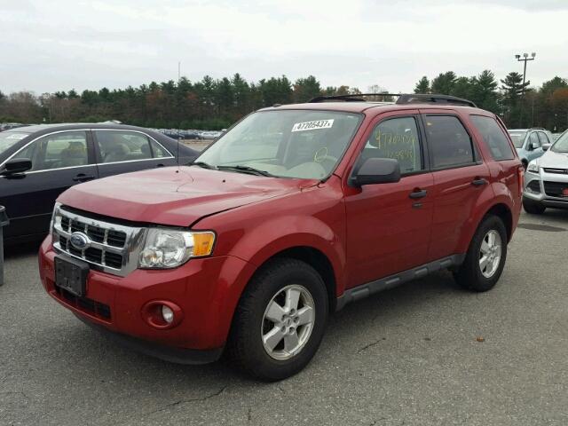 1FMCU9D77AKA35200 - 2010 FORD ESCAPE XLT RED photo 2