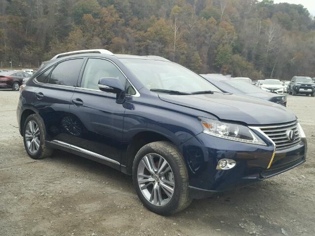 2T2BK1BAXFC320659 - 2015 LEXUS RX 350 BLUE photo 1