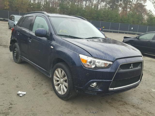 JA4AR4AU0BZ014797 - 2011 MITSUBISHI OUTLANDER BLUE photo 1