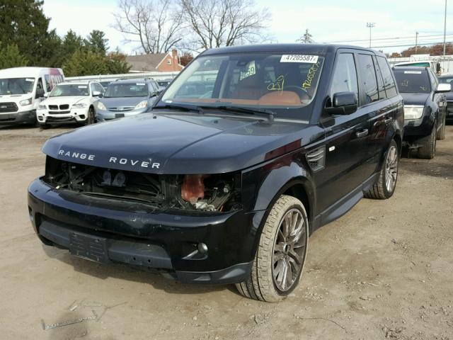 SALSK2D46AA241819 - 2010 LAND ROVER RANGE ROVE BLACK photo 2