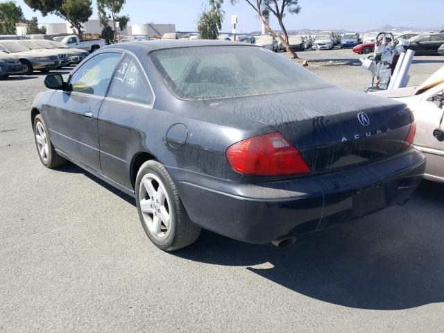 19UYA42771A010796 - 2001 ACURA 3.2CL TYPE BLACK photo 3