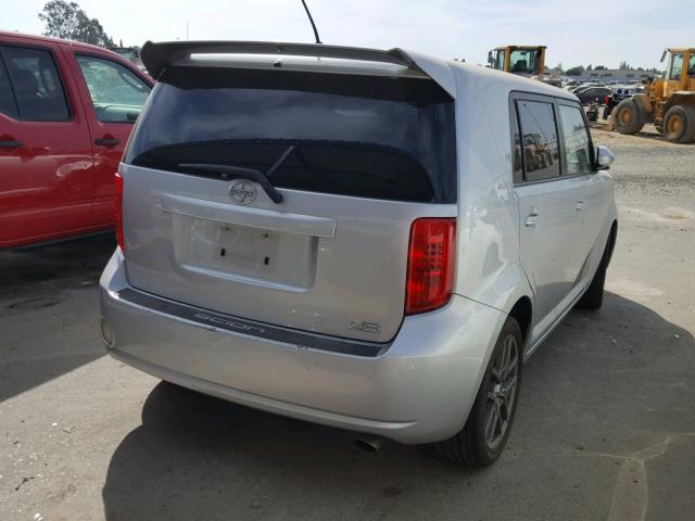 JTLKE50E681047935 - 2008 TOYOTA SCION XB ვერცხლისფერი ფოტო 4