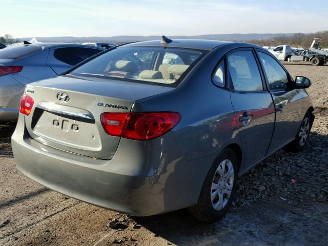 KMHDU4AD9AU906488 - 2010 HYUNDAI ELANTRA BL GRAY photo 4