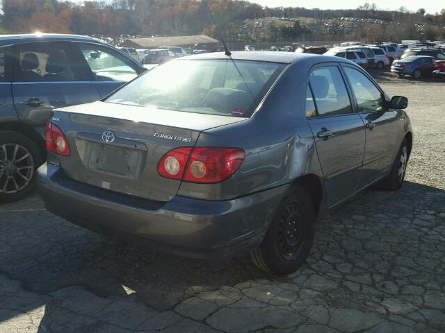 2T1BR32EX7C715876 - 2007 TOYOTA COROLLA CE GRAY photo 4