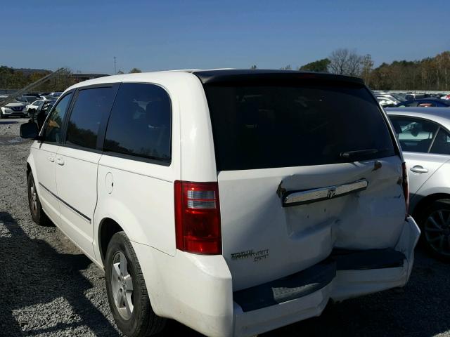 1D8HN54P18B120349 - 2008 DODGE GRAND CARA WHITE photo 3