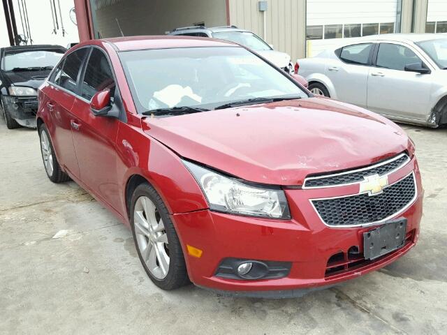 1G1PG5SB8E7178560 - 2014 CHEVROLET CRUZE LTZ RED photo 1