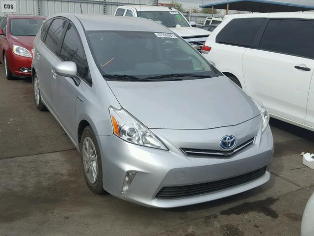 JTDZN3EU5EJ007520 - 2014 TOYOTA PRIUS V SILVER photo 1