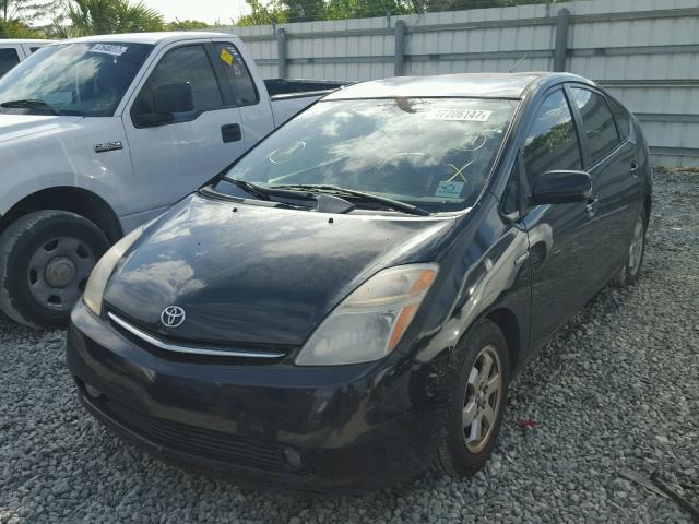 JTDKB20U067511628 - 2006 TOYOTA PRIUS BLACK photo 2