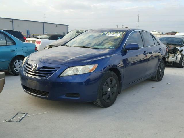 4T1BE46K29U373486 - 2009 TOYOTA CAMRY BASE BLUE photo 2