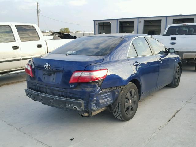 4T1BE46K29U373486 - 2009 TOYOTA CAMRY BASE BLUE photo 4