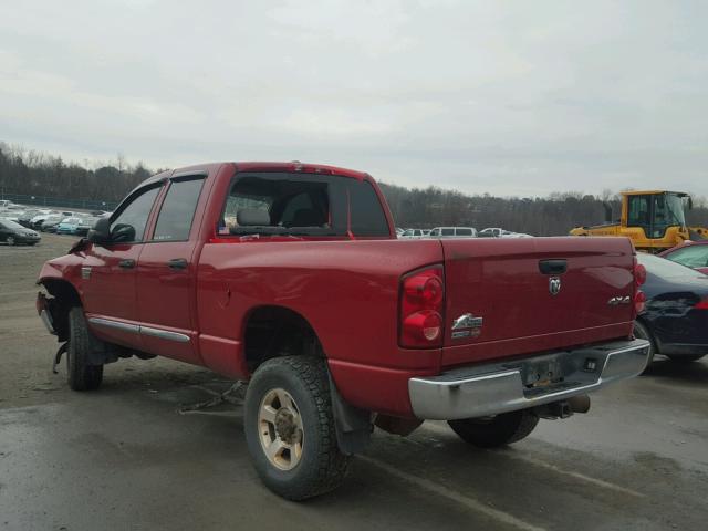 3D7MX38LX9G564461 - 2009 DODGE RAM 3500 BURGUNDY photo 3