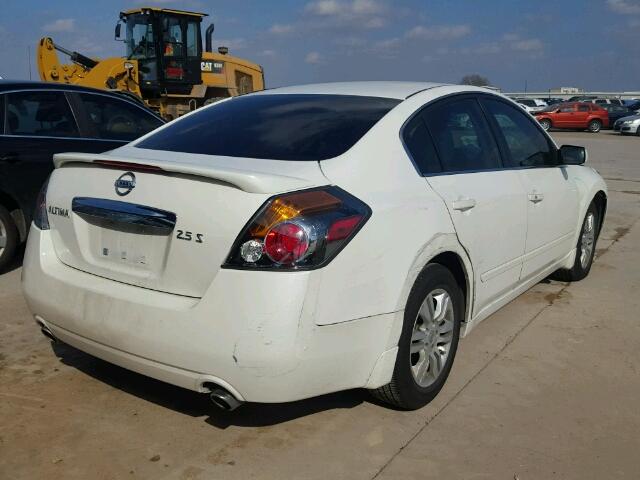 1N4AL2AP0CN563419 - 2012 NISSAN ALTIMA BAS WHITE photo 4