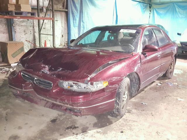 2G4WB55K1Y1300010 - 2000 BUICK REGAL LS MAROON photo 2