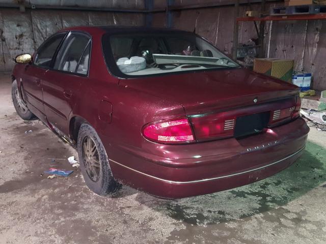 2G4WB55K1Y1300010 - 2000 BUICK REGAL LS MAROON photo 3