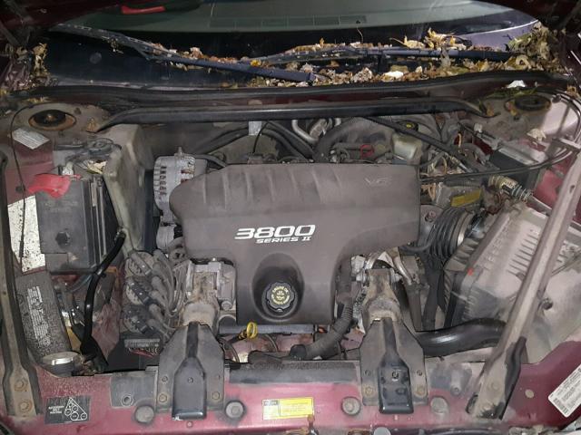 2G4WB55K1Y1300010 - 2000 BUICK REGAL LS MAROON photo 7