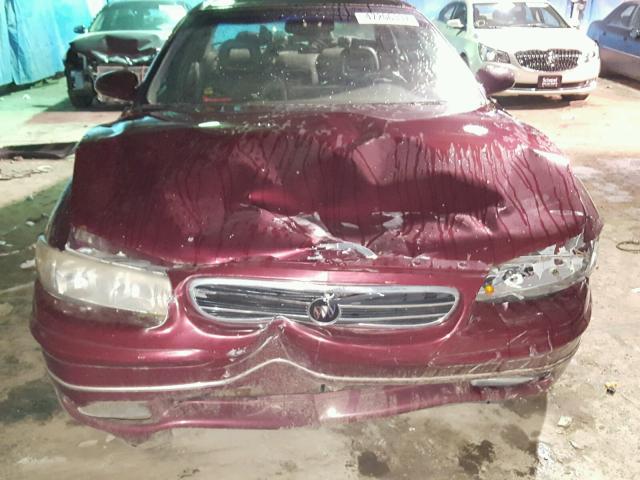 2G4WB55K1Y1300010 - 2000 BUICK REGAL LS MAROON photo 9