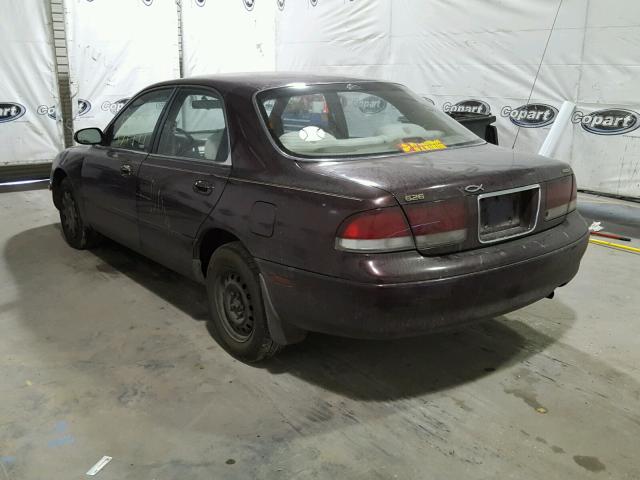 1YVGE22C7V5630296 - 1997 MAZDA 626 DX BURGUNDY photo 3