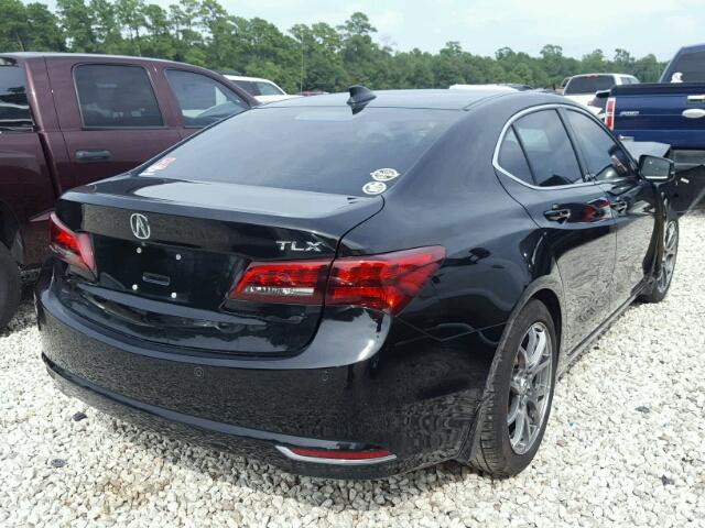 19UUB2F74FA016282 - 2015 ACURA TLX ADVANC BLACK photo 4