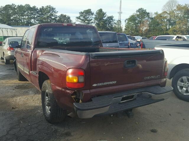 1GCEC19T33Z136283 - 2003 CHEVROLET SILVERADO BURGUNDY photo 3