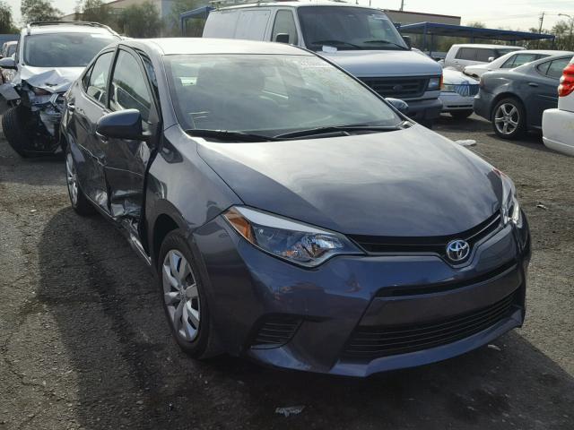 5YFBURHE0FP214549 - 2015 TOYOTA COROLLA L BLUE photo 1