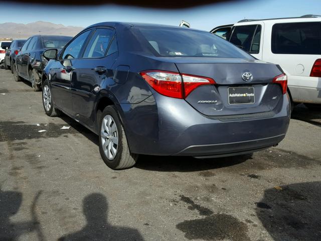 5YFBURHE0FP214549 - 2015 TOYOTA COROLLA L BLUE photo 3