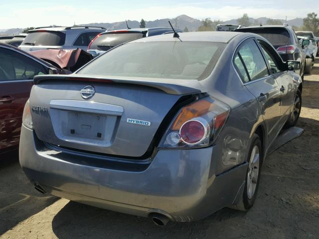 1N4CL21EX8C125257 - 2008 NISSAN ALTIMA HYB GRAY photo 4