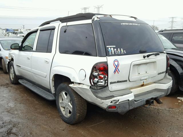 1GNET16S536144258 - 2003 CHEVROLET TRAILBLAZE WHITE photo 3