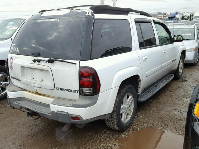 1GNET16S536144258 - 2003 CHEVROLET TRAILBLAZE WHITE photo 4