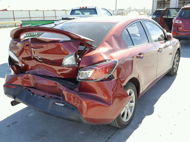 JM1BL1VF8B1418595 - 2011 MAZDA 3 I RED photo 4