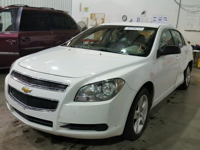 1G1ZB5E19BF257277 - 2011 CHEVROLET MALIBU LS WHITE photo 2