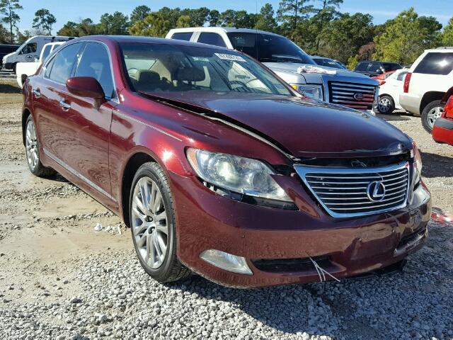 JTHBL46F875019670 - 2007 LEXUS LS 460 MAROON photo 1