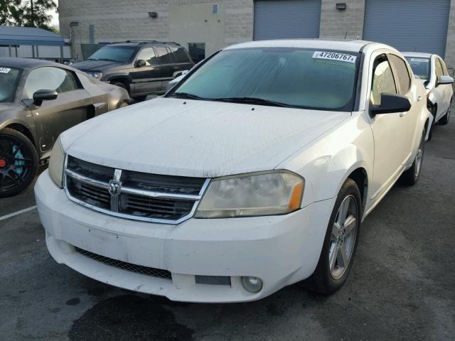 1B3LC56R18N628561 - 2008 DODGE AVENGER SX WHITE photo 2