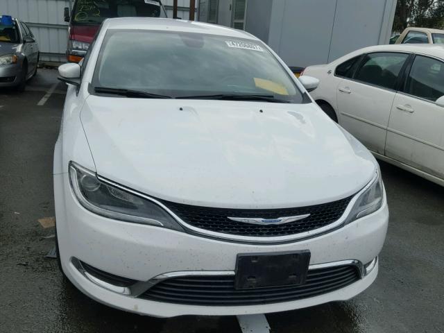 1C3CCCAB5FN666860 - 2015 CHRYSLER 200 LIMITE WHITE photo 9