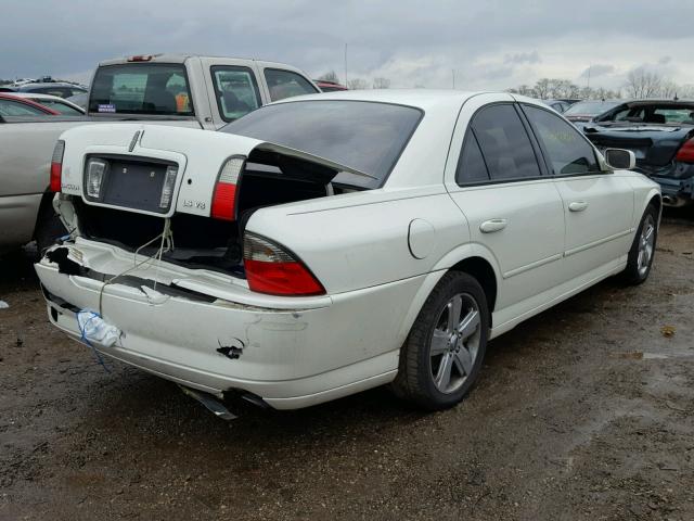 1LNFM87A96Y625448 - 2006 LINCOLN LS WHITE photo 4