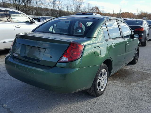 1G8AJ52F64Z158192 - 2004 SATURN ION LEVEL GREEN photo 4