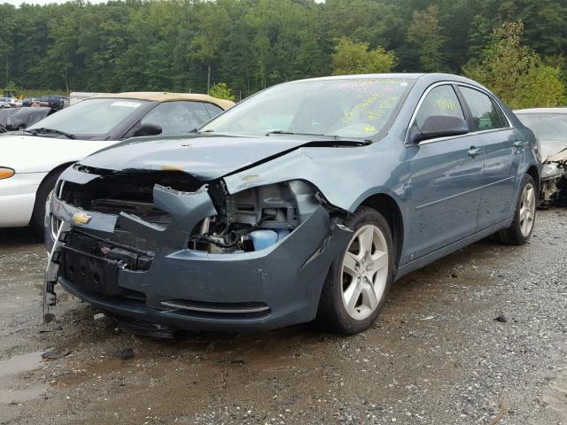 1G1ZG57B894253072 - 2009 CHEVROLET MALIBU LS მწვანე ფოტო 2