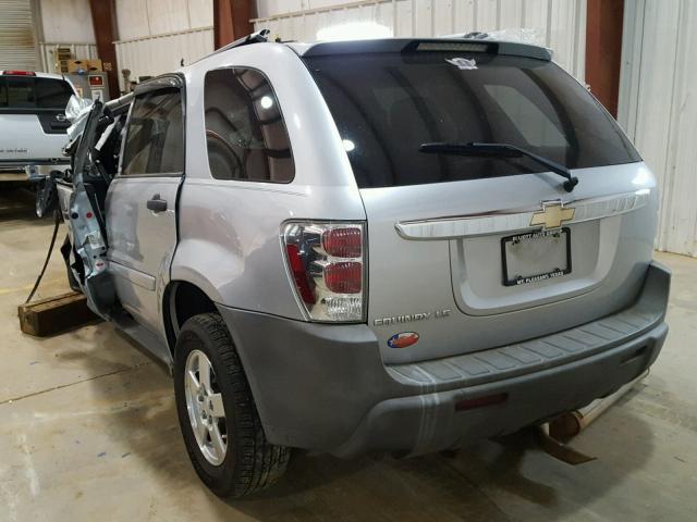 2CNDL13F156100925 - 2005 CHEVROLET EQUINOX LS SILVER photo 3