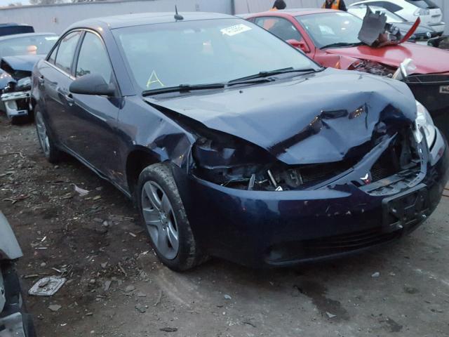 1G2ZG57B884167688 - 2008 PONTIAC G6 BASE BLUE photo 1