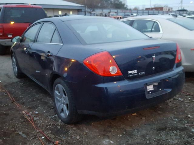 1G2ZG57B884167688 - 2008 PONTIAC G6 BASE BLUE photo 3