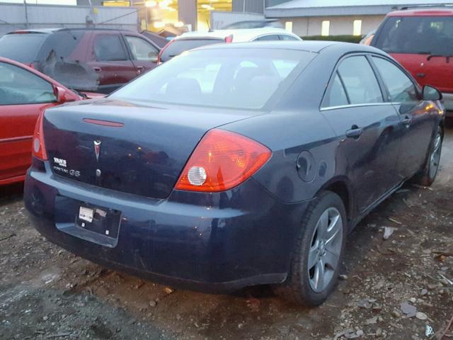 1G2ZG57B884167688 - 2008 PONTIAC G6 BASE BLUE photo 4