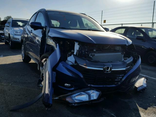 3CZRU5H79HM727134 - 2017 HONDA HR-V EXL BLUE photo 1