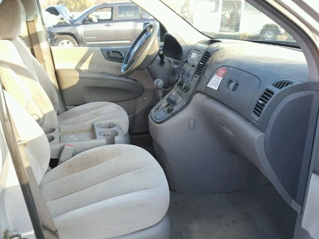 KNDMB233276165987 - 2007 KIA SEDONA EX SILVER photo 5