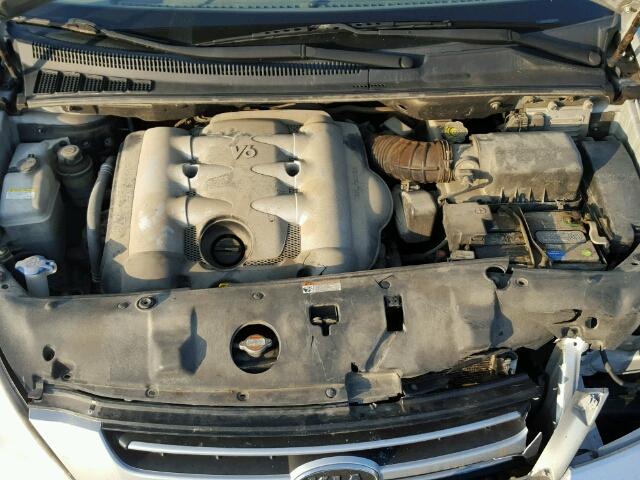 KNDMB233276165987 - 2007 KIA SEDONA EX SILVER photo 7